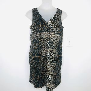 Notice Maternity Animal Print Dress NWT